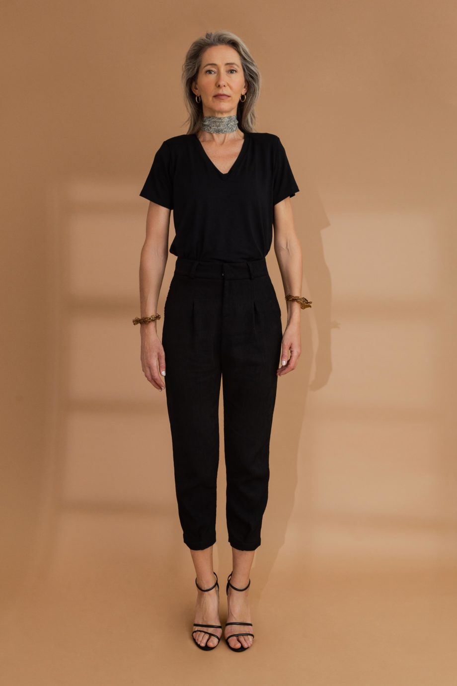 T-SHIRT MAX V TRICOT PRETO