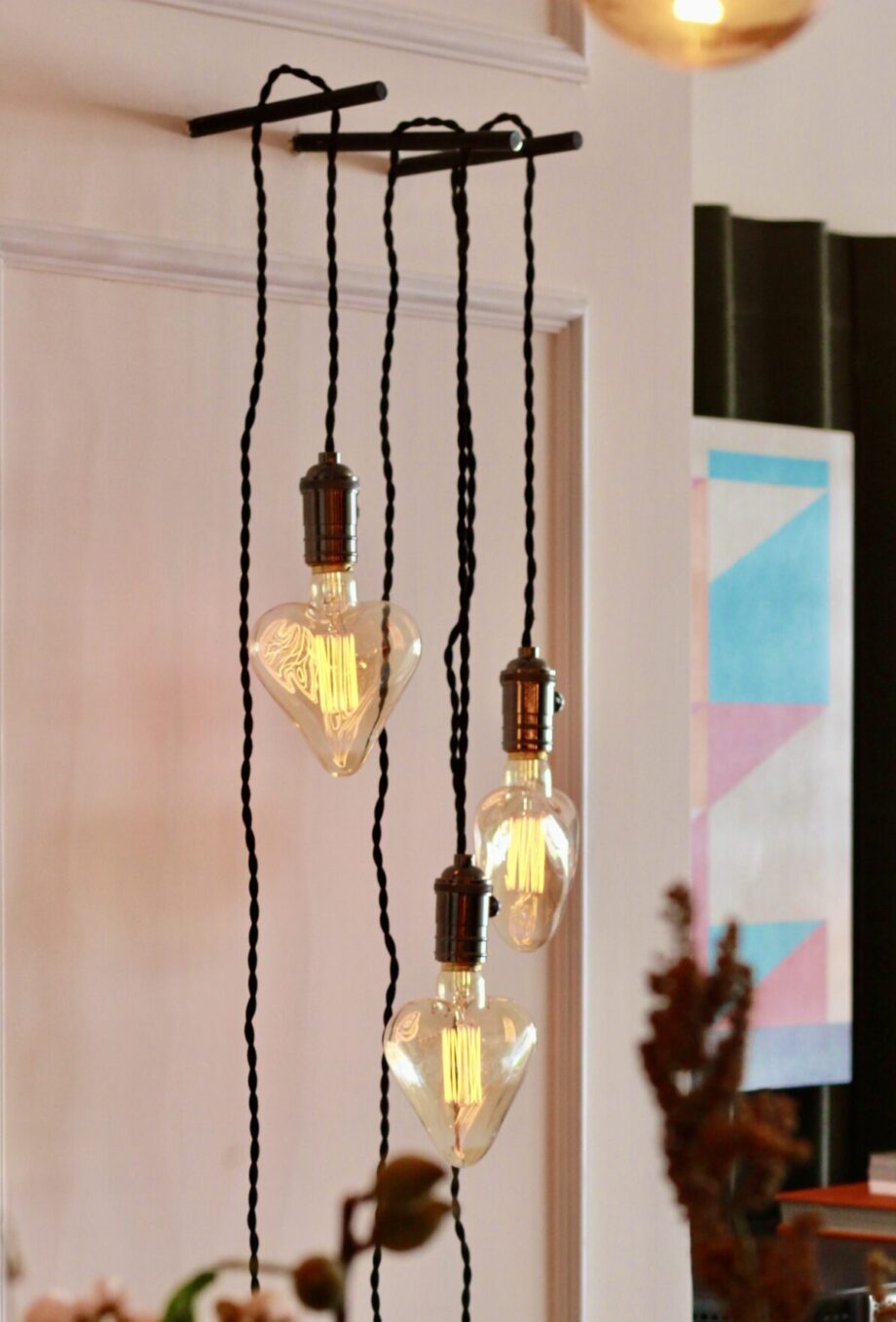 Luminária Meu Coração Preto Ric Melo Design